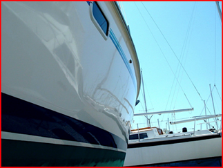 Catalina Yacht maintained by ISLAND GIRL® System with MIRROR HARD Superglaze™